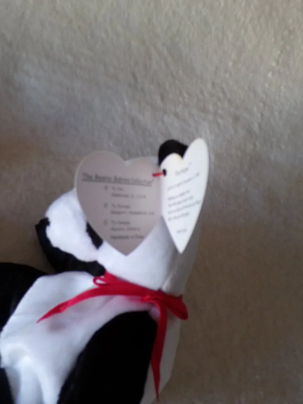 Ty Beanie Baby FORTUNE the Panda Bear 1997 NEW MWMTs Stuffed Animal Toy